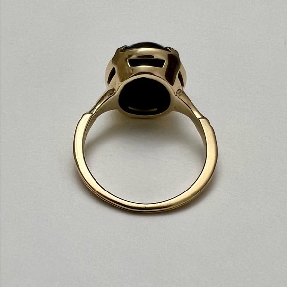 Vintage 14k Cats Eye Spectrolite Ring - Picture 4 of 8